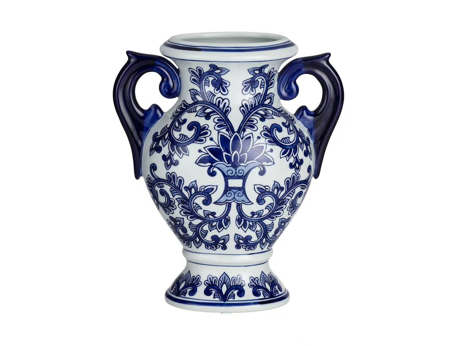 Home Decor Blue white Vase